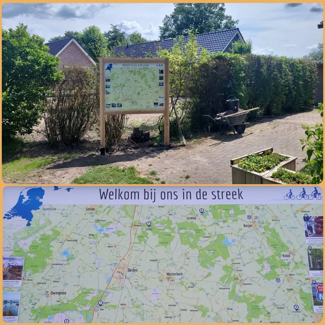 Kaart omgeving camping Buitenplaats Drenthe